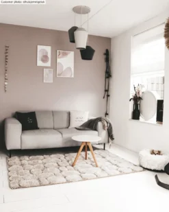 Hoogpolig Vloerkleed - Fondi (beige) 35 Hoogpolig Vloerkleed - Fondi (beige) -Tapijt Winkel 14.huisjemetgelukfondibeige.jpg