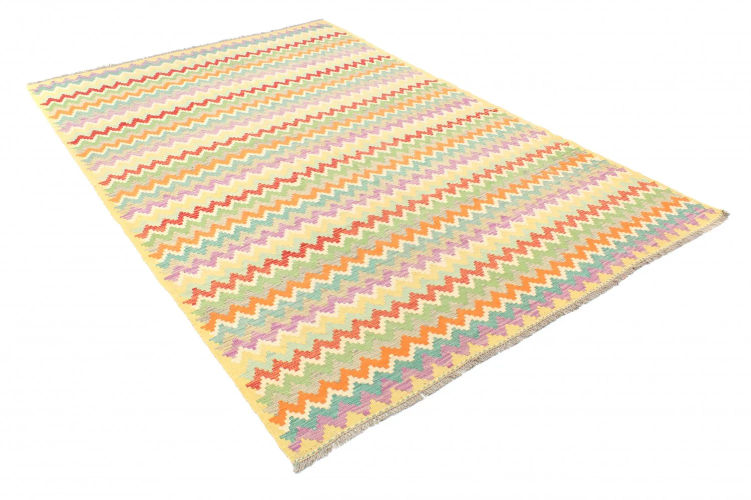 Kelim Afghan 294 X 197 Cm 4 Kelim Afghan 294 X 197 Cm - Afbeelding 2