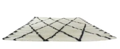 Hoogpolig Vloerkleed - Alia (zwart/wit) -Tapijt Winkel 1flora.palio .plo6020a.blackwhite alia svartvit ryamatta faux fur carpet hochflorteppiche 1 02.jpg