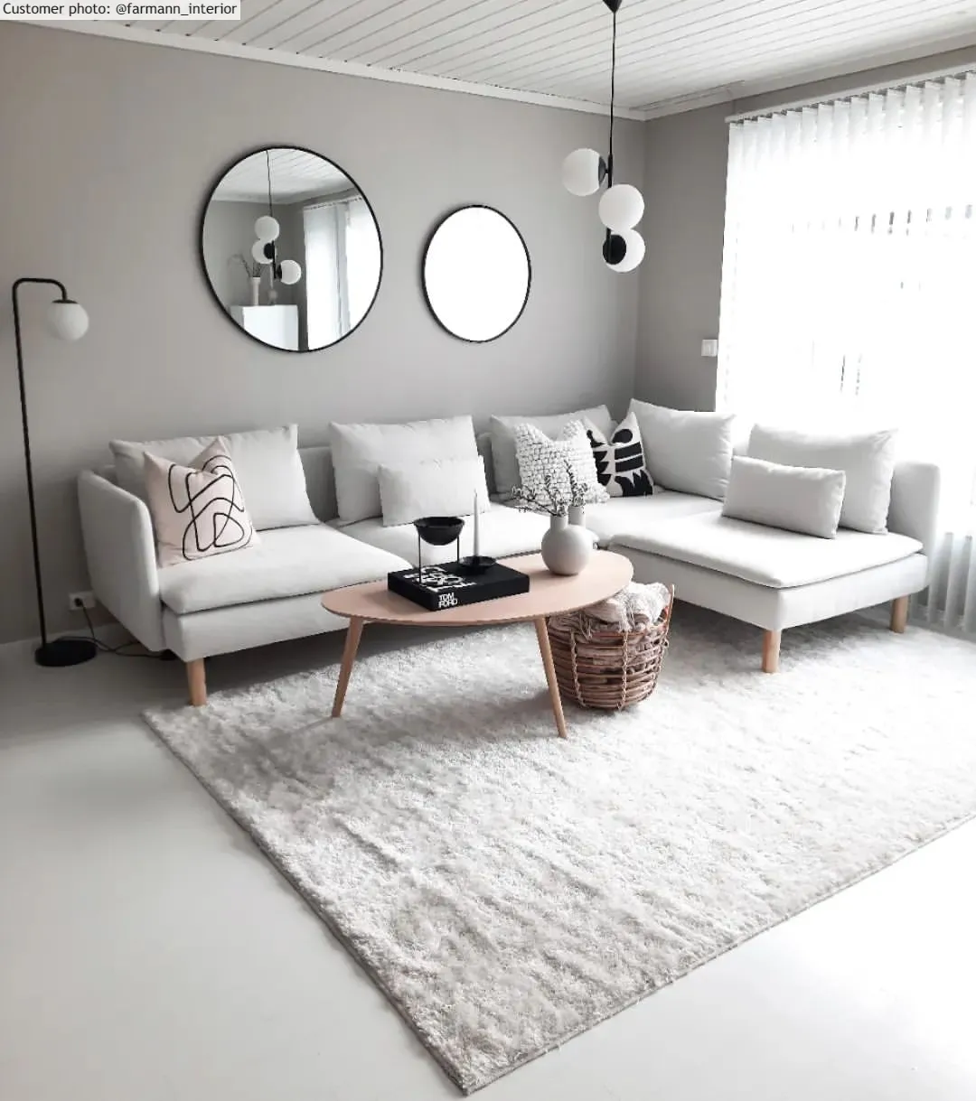 Hoogpolig Vloerkleed - Cosy (wit) 11 Hoogpolig Vloerkleed - Cosy (wit) - Afbeelding 9