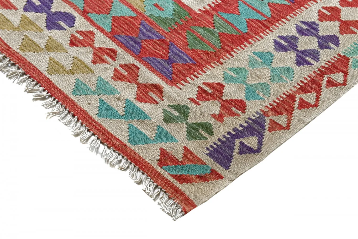 Kelim Afghan 308 X 200 Cm 5 Kelim Afghan 308 X 200 Cm - Afbeelding 3