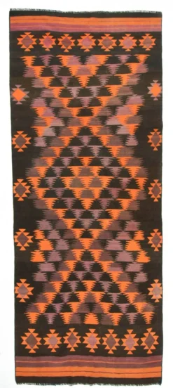 Kelim Afghan 393 X 150 Cm