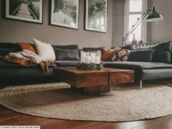 Ronde Vloerkleden - San Francisco (jute) -Tapijt Winkel anni.und .die .bande flatanjuterund.jpg