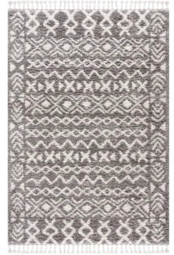 Hoogpolig Vloerkleed - Loja (grijs)