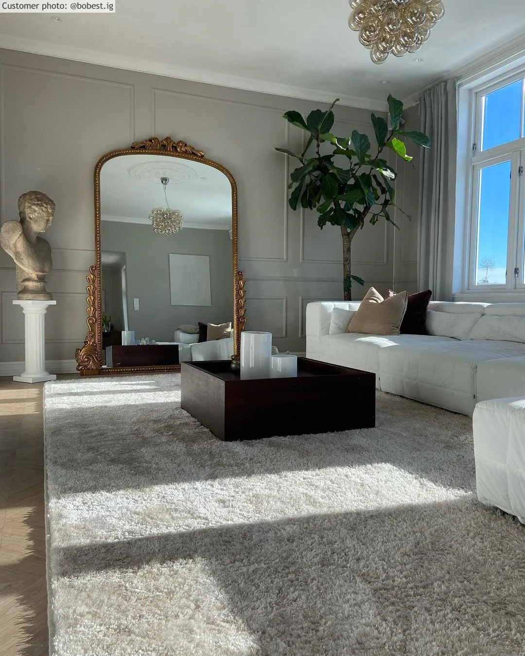 Hoogpolig Vloerkleed - Cosy (beige) 4 Hoogpolig Vloerkleed - Cosy (beige) - Afbeelding 2