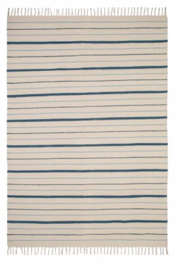 Voddenkleed Katoen - Boda (wit/blauw)