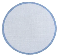 Rond Vloerkleed - Sortelha (blauw)