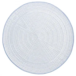 Rond Vloerkleed - Ferragudo (blauw) -Tapijt Winkel brussels weave 20.5337 ocean 02 matta carpet teppich 01rr.jpg