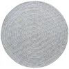 Rond Vloerkleed - Ferragudo (grijs) -Tapijt Winkel brussels weave 20.5337 silver 01 matta carpet teppich 01rr.jpg