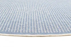 Rond Vloerkleed - Tromsø (blauw) 10 Rond Vloerkleed - Tromsø (blauw) -Tapijt Winkel brussels weave 20.5433 ocean 02 matta carpet teppich 03rr 60694.jpg