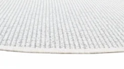 Rond Vloerkleed - Tromsø (grijs) -Tapijt Winkel brussels weave 20.5433 silver 01 matta carpet teppich 03copyrr.jpg