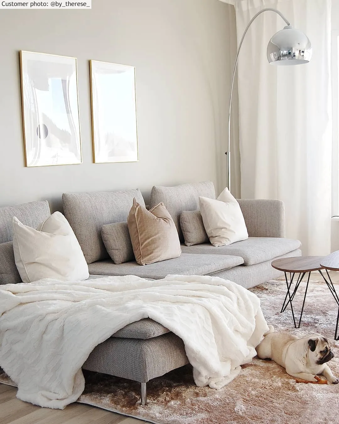 Hoogpolig Vloerkleed - Shaggy Luxe (beige) 5 Hoogpolig Vloerkleed - Shaggy Luxe (beige) - Afbeelding 3