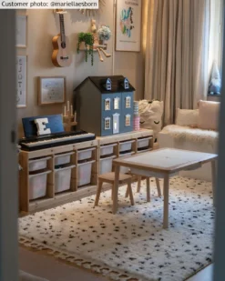 Hoogpolig Vloerkleed - Capri (zwart/beige) -Tapijt Winkel capri mariellaesborn.jpg