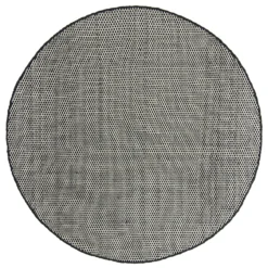 Ronde Vloerkleden - Coastal (zwart/wit)