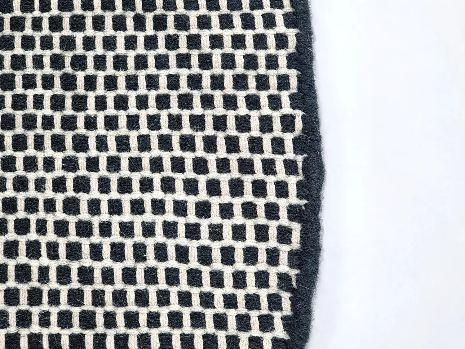 Ronde Vloerkleden - Coastal (zwart/wit) 6 Ronde Vloerkleden - Coastal (zwart/wit) - Afbeelding 4