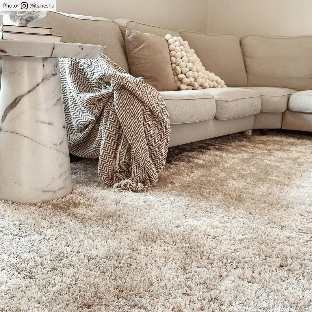 Hoogpolig Vloerkleed - Cosy (beige) 8 Hoogpolig Vloerkleed - Cosy (beige) - Afbeelding 6