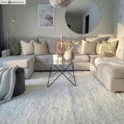 Hoogpolig Vloerkleed - Cosy (wit) 35 Hoogpolig Vloerkleed - Cosy (wit) -Tapijt Winkel cosy vit 2.jpg