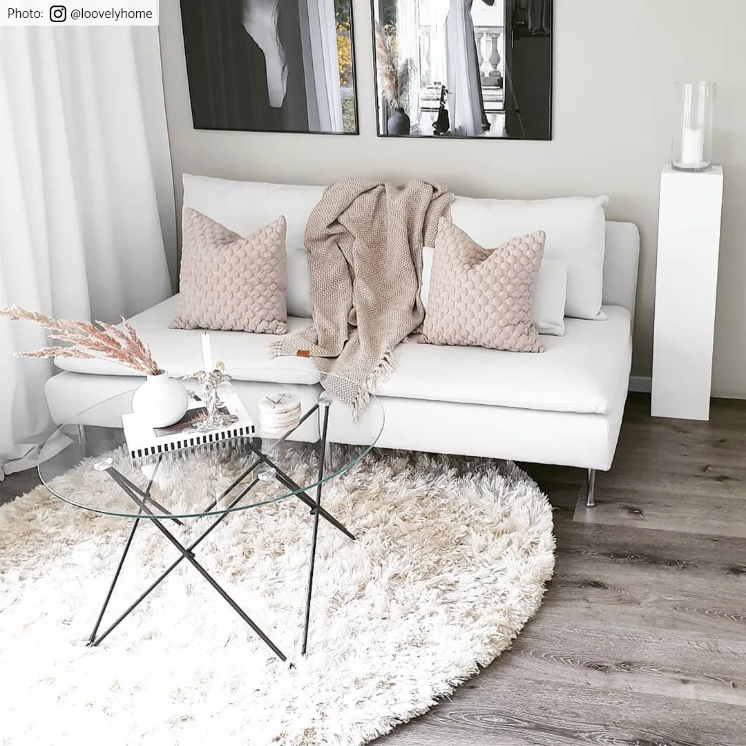 Ronde Vloerkleden - Janjira (offwhite) 7 Ronde Vloerkleden - Janjira (offwhite) - Afbeelding 5