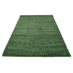 Hoogpolig Vloerkleed - Trim (groen) 15 Hoogpolig Vloerkleed - Trim (groen) -Tapijt Winkel csha 500 green draufsicht.jpg