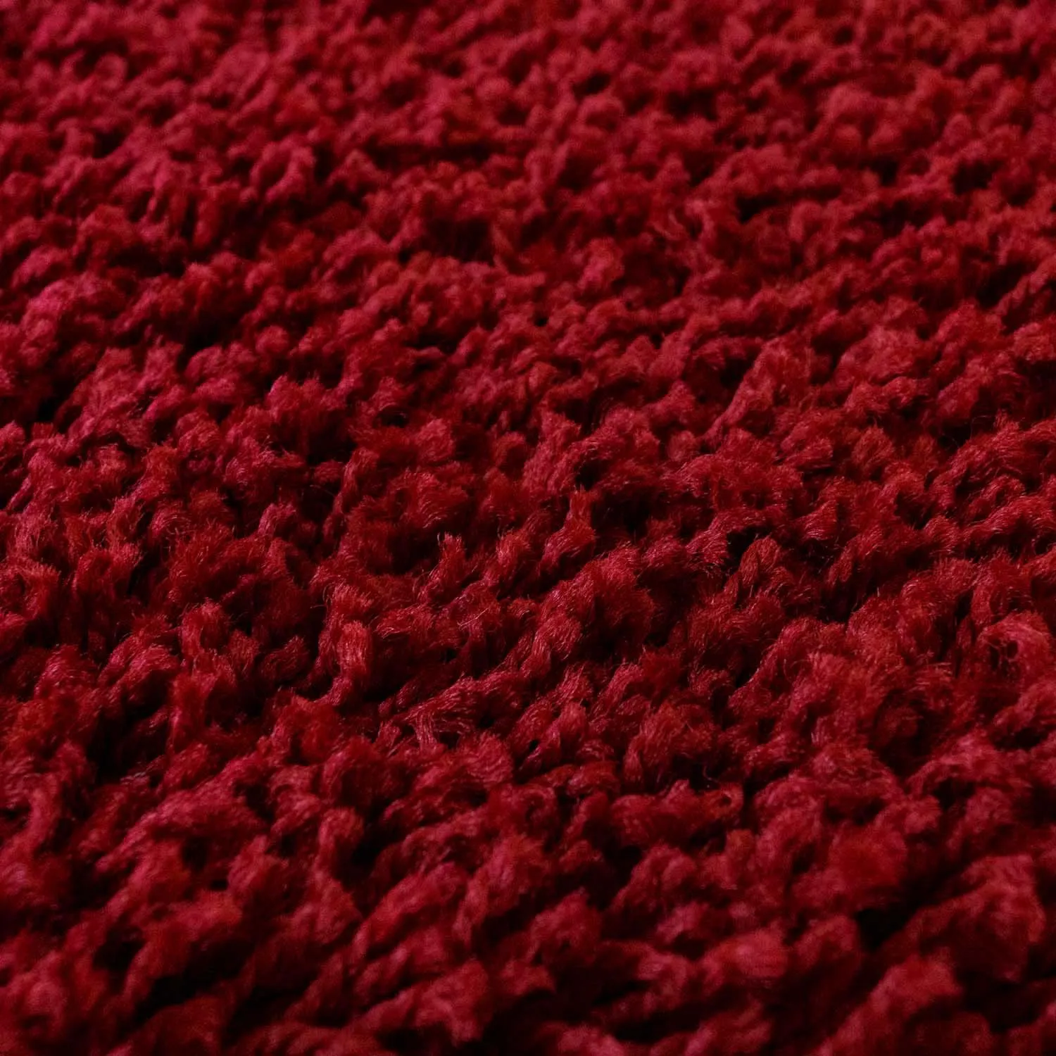 Hoogpolig Vloerkleed - Trim (rood) 7 Hoogpolig Vloerkleed - Trim (rood) - Afbeelding 5