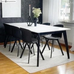 Wollen-vloerkleed - Dhurry (natuur) -Tapijt Winkel dhurry natur .jpg