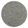 Ronde Vloerkleden - Dhurry (antraciet) -Tapijt Winkel dhurry luxe anthracite 200r01rr 1.jpg