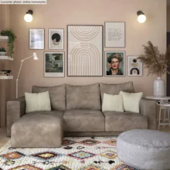 Hoogpolig Vloerkleed - Sezze (beige/multi) -Tapijt Winkel dino.homestylist sezze.jpg