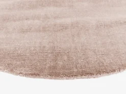 Rond Vloerkleed - Recycled PET With Viscose Look (lichtbruin) -Tapijt Winkel ecea601.jpg