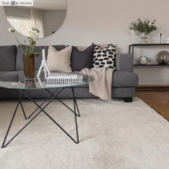 Wollen-vloerkleed - Ella (creme) -Tapijt Winkel ella offwhite 63kvadrat.jpg