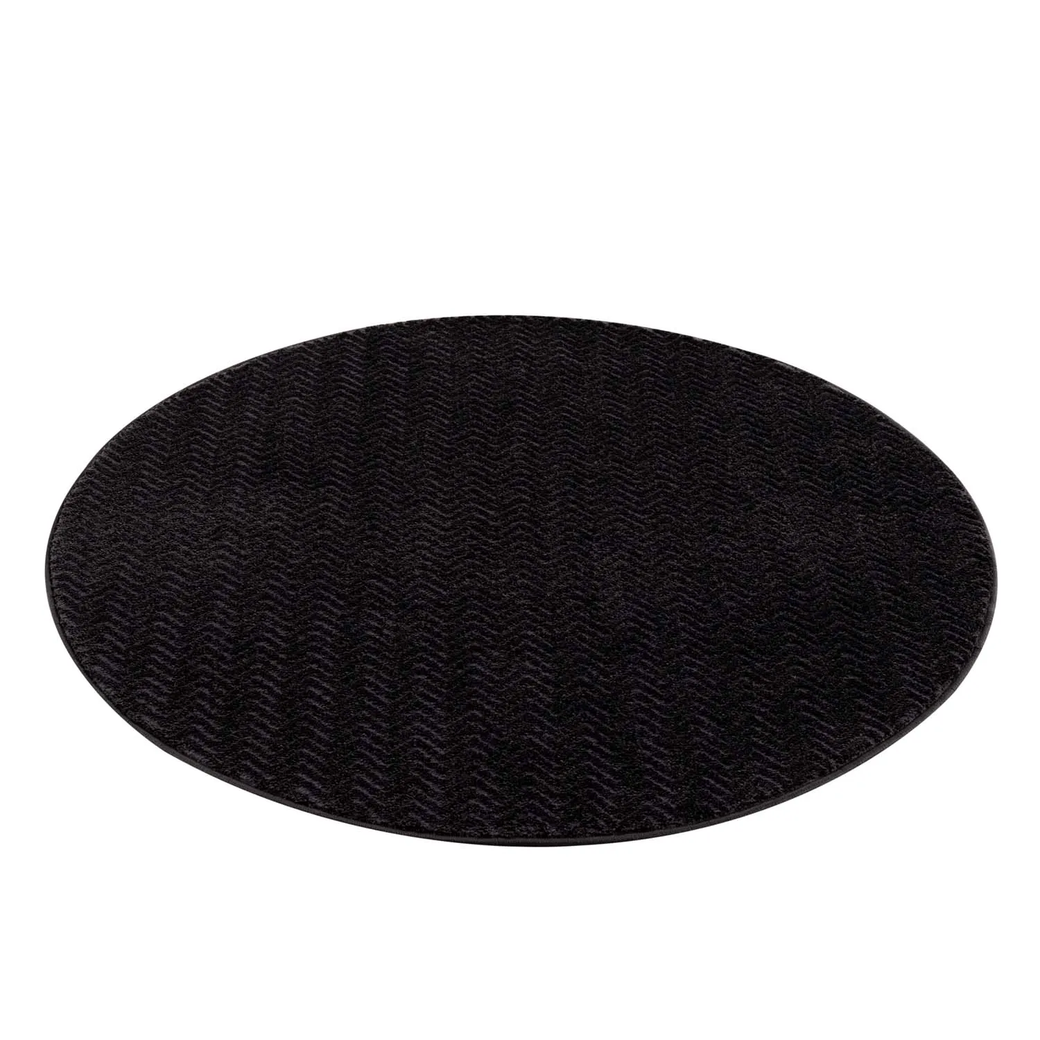 Ronde Vloerkleden - Pandora (zwart) 4 Ronde Vloerkleden - Pandora (zwart) - Afbeelding 2