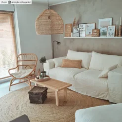 Ronde Vloerkleden - San Francisco (jute) -Tapijt Winkel flatan jute rund .jpg