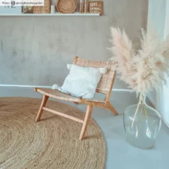 Ronde Vloerkleden - San Francisco (jute) -Tapijt Winkel flatan jute rund.jpg