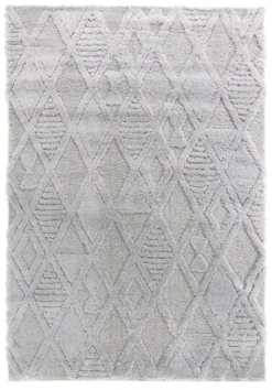 Hoogpolig Vloerkleed - Rostock (grijs)