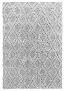 Hoogpolig Vloerkleed - Everett (grijs)