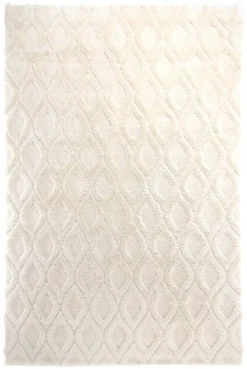 Hoogpolig Vloerkleed - Everett (offwhite)