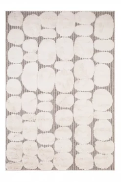 Hoogpolig Vloerkleed - Fondi (grijs)