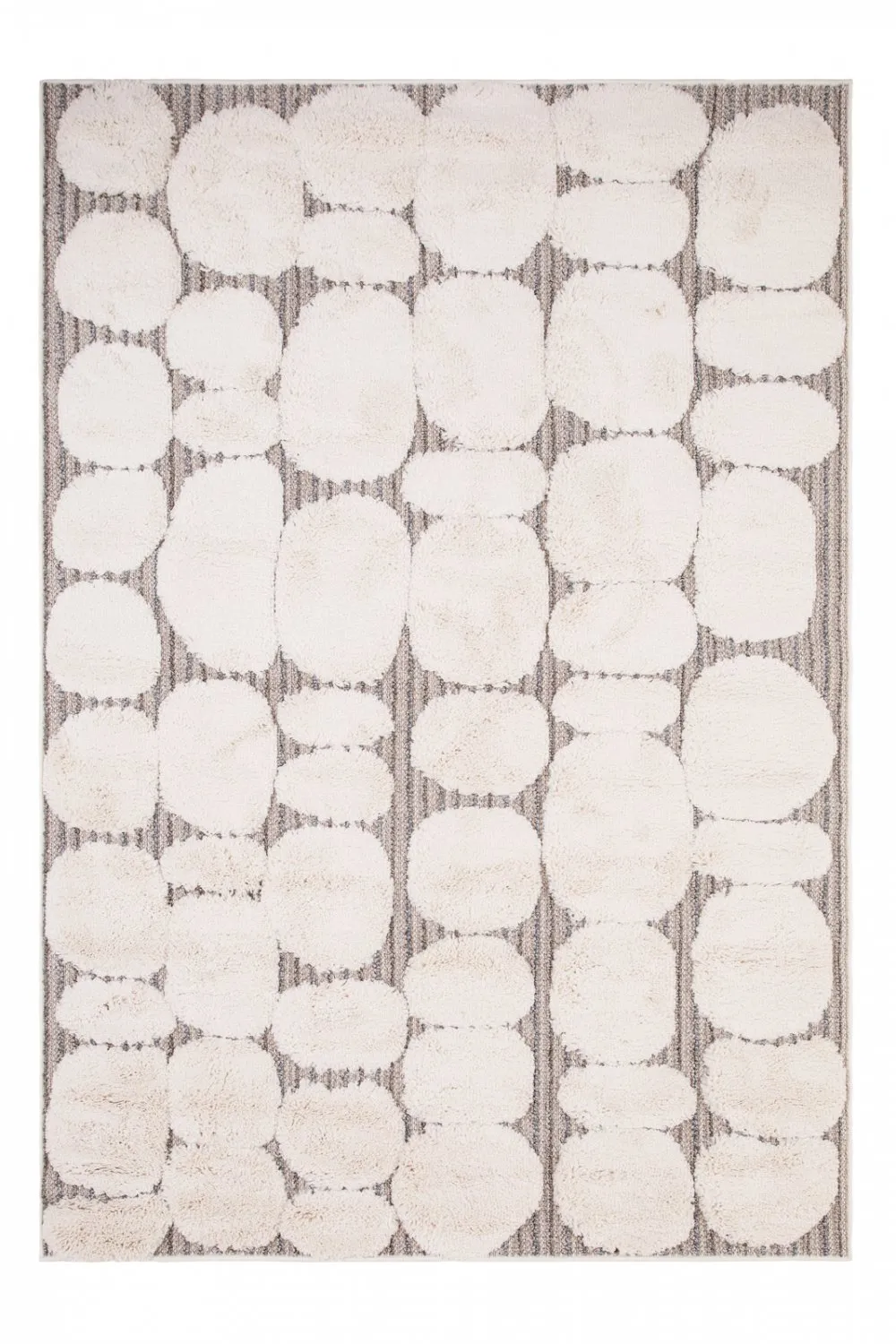 Hoogpolig Vloerkleed - Fondi (grijs) 3 Hoogpolig Vloerkleed - Fondi (grijs)