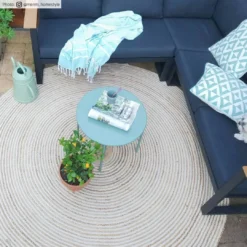 Ronde Vloerkleden - Garui (jute) -Tapijt Winkel garui.jpg