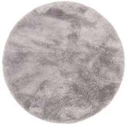 Ronde Vloerkleden - Kanvas (grijs)