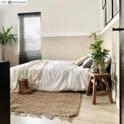 Hennep Vloerkleed - Natural (beige) -Tapijt Winkel hampamatta natural 1.jpg