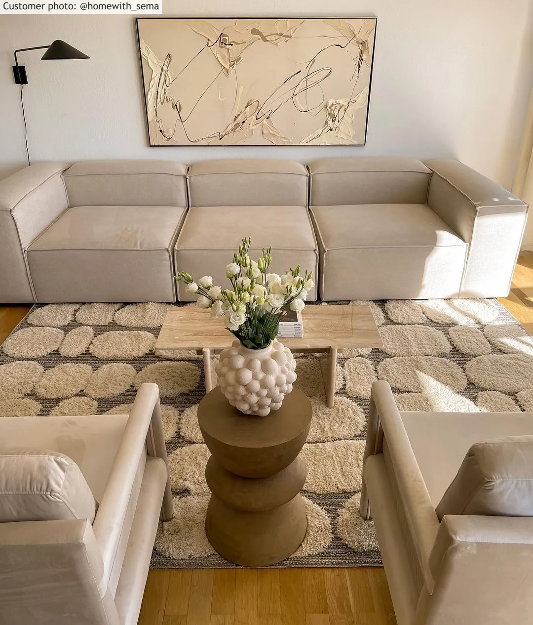 Hoogpolig Vloerkleed - Fondi (beige) 10 Hoogpolig Vloerkleed - Fondi (beige) - Afbeelding 8