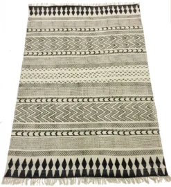 Voddenkleed - Marrakech (zwart/grijs/wit) -Tapijt Winkel img 4736.jpg
