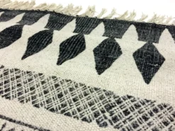 Voddenkleed - Marrakech (zwart/grijs/wit) -Tapijt Winkel img 4739.jpg