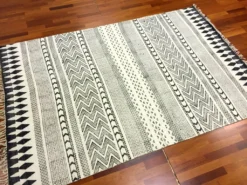 Voddenkleed - Marrakech (zwart/grijs/wit) -Tapijt Winkel img 4943.jpg