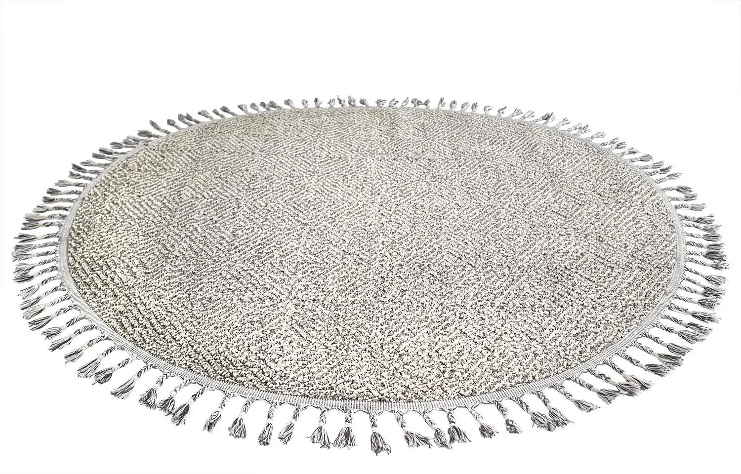 Ronde Vloerkleden - Indoor/Outdoor Dakota (grijs) 4 Ronde Vloerkleden - Indoor/Outdoor Dakota (grijs) - Afbeelding 2