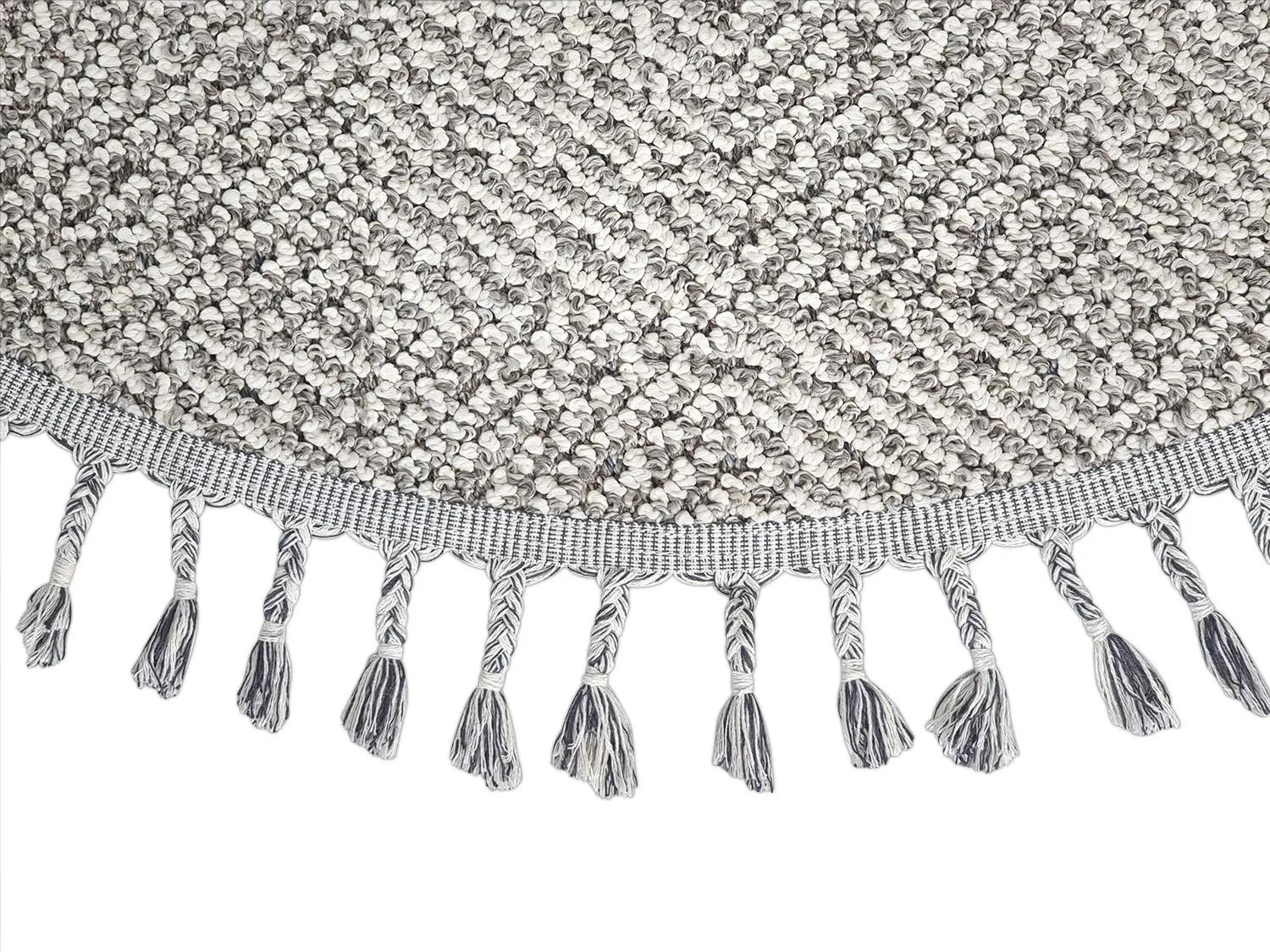 Ronde Vloerkleden - Indoor/Outdoor Dakota (grijs) 5 Ronde Vloerkleden - Indoor/Outdoor Dakota (grijs) - Afbeelding 3