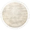 Ronde Vloerkleden - Indoor/Outdoor Dallas (beige) -Tapijt Winkel in out dallas beige quincey b0140a beigebeige round matta carpet teppich01rr.jpg