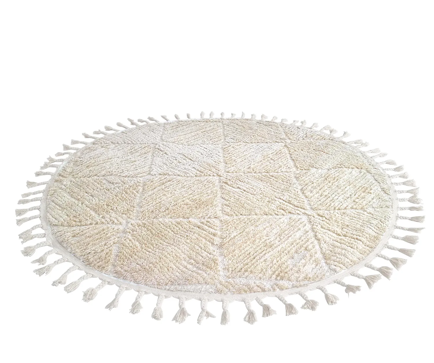Ronde Vloerkleden - Indoor/Outdoor Dallas (beige) 4 Ronde Vloerkleden - Indoor/Outdoor Dallas (beige) - Afbeelding 2