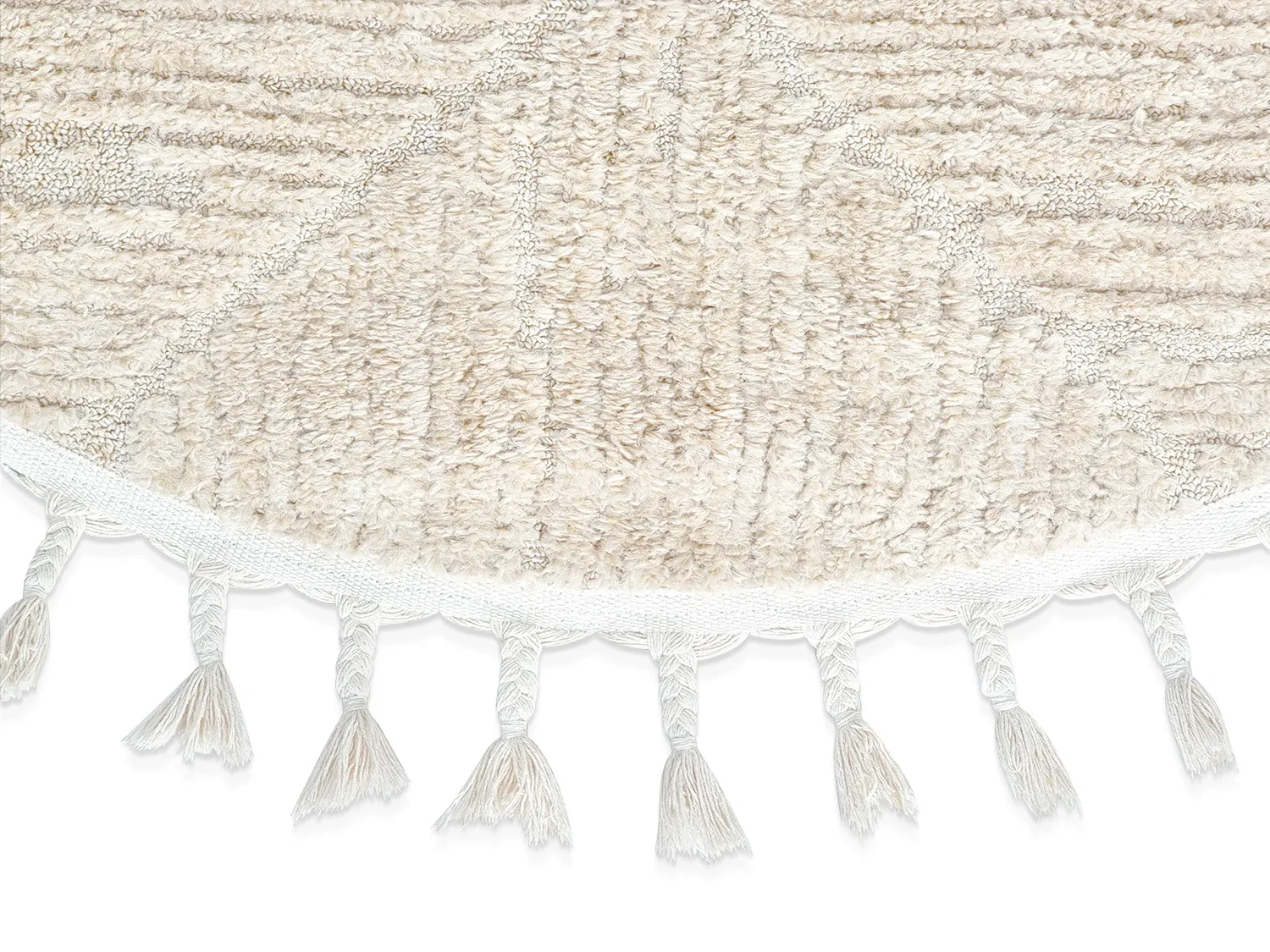 Ronde Vloerkleden - Indoor/Outdoor Dallas (beige) 5 Ronde Vloerkleden - Indoor/Outdoor Dallas (beige) - Afbeelding 3