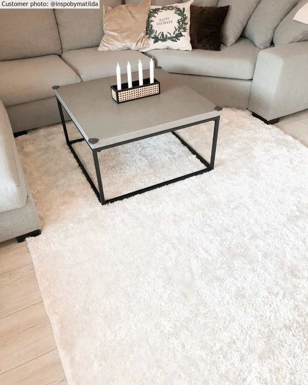 Hoogpolig Vloerkleed - Cosy (wit) 13 Hoogpolig Vloerkleed - Cosy (wit) - Afbeelding 11